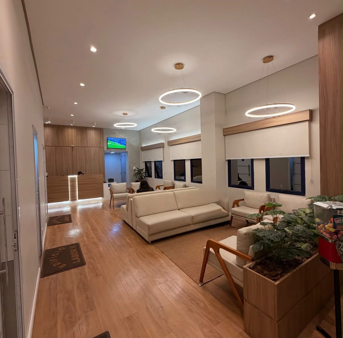 Sala de espera do consultório